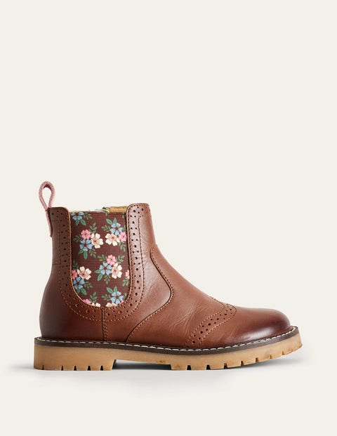 Leather Chelsea Boots Bronze | Boden US