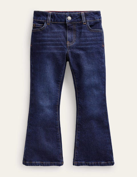 Kick Flare Jean Blue Girls Boden, Dark Wash