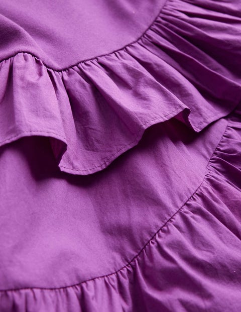 Buy Roman Purple Elasticated Mesh Tiered Ruffle Skirt from the Next UK  online shop