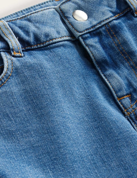 Wide Leg Jeans - Mid Vintage Blue | Boden US