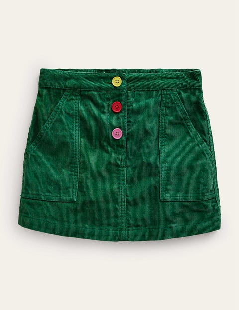 A-Line Mini Skirt Green Girls Boden
