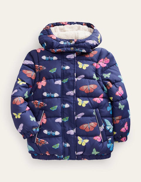 2-in-1 Padded Coat Navy Girls Boden