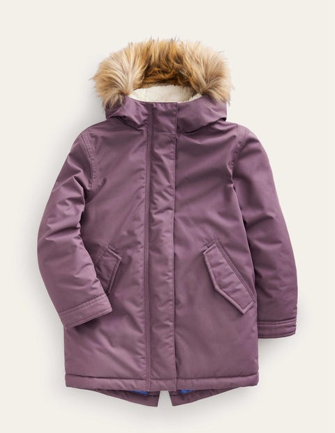 Authentic Parka Purple Girls Boden