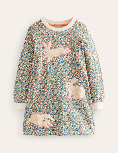 knee length dresses for ladies NWT Mini Boden Pink Halloween Cats Sweatshirt Dress