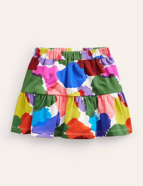 Jersey Mini Skirt - Multi Paint Patch | Boden UK