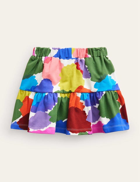 Jersey Mini Skirt - Multi Paint Patch | Boden US