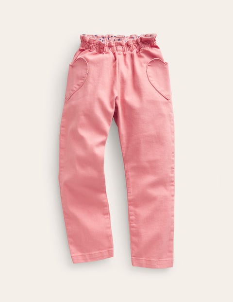 Mini Boden Kids' Pull-on Pants Slipper Pink Girls Boden