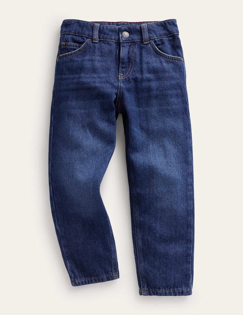 Mini Boden Kids' Relaxed Straight-leg Jeans Mid Wash Girls Boden