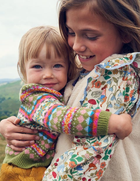 Fair Isle Cardigan - Multi Fair isle | Boden UK