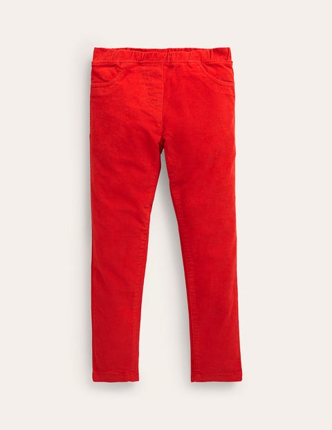 Cord Leggings Red Girls Boden