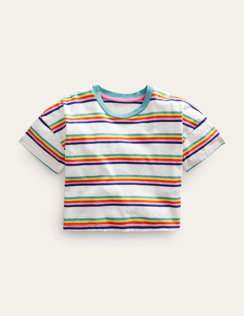 Relaxed T-shirt Pink Girls Boden