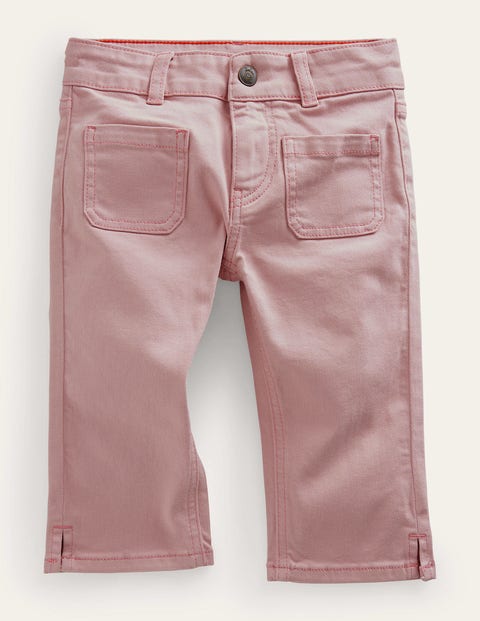 Cropped Woven Trousers Pink Girls Boden