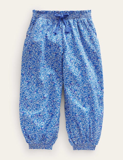 Cuffed Holiday Trousers Blue Girls Boden
