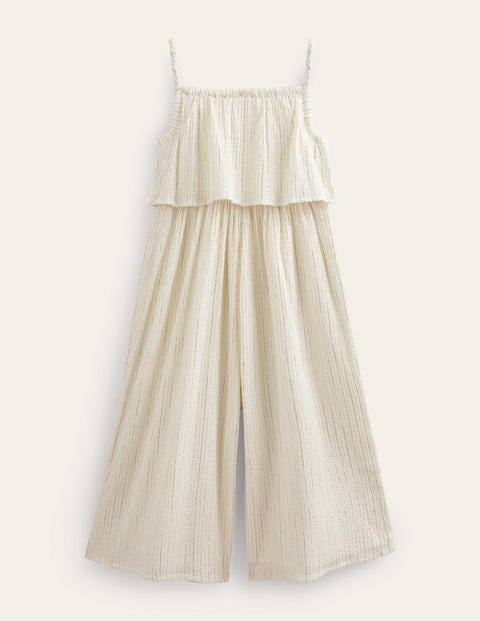 Wide Leg Jumpsuit Ivory Girls Boden