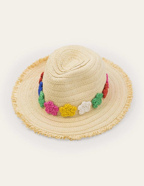 Straw Hat Ivory Girls Boden