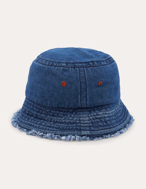 Bucket Hat - Mid Denim | Boden US