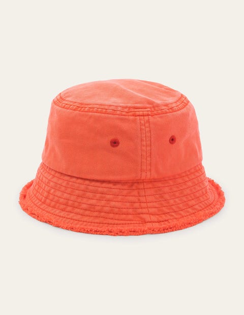 Bucket Hat Red Girls Boden