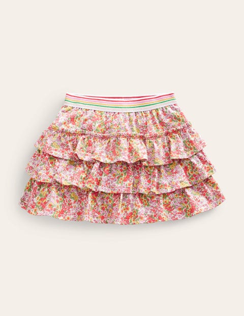 Jersey Ruffle Skort - Peach Punch Spring Time