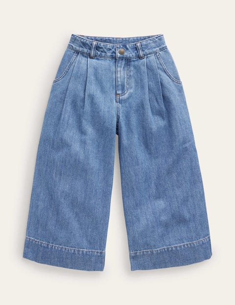 Mini Boden Kids' Baggy Jean Mid Vintage Girls Boden