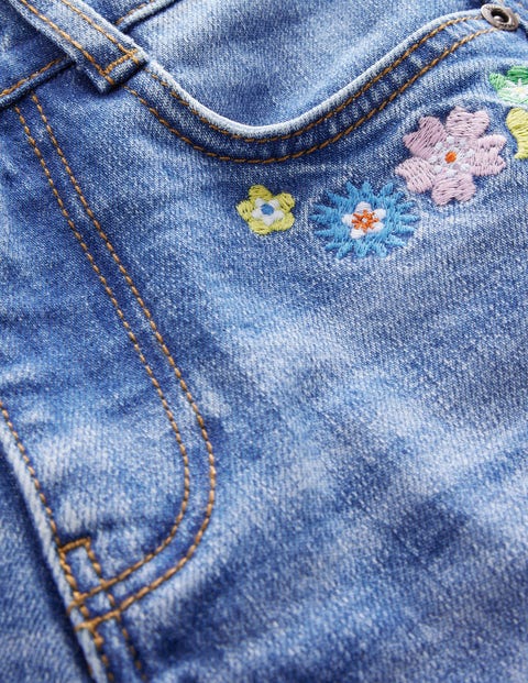 Denim Shorts - Light Vintage Flowers | Boden UK