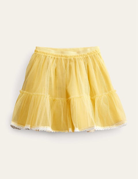 Mini Tiered Tulle Skirt yellow Girls Boden