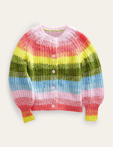 Ombre Rainbow Cardigan Multi Girls Boden