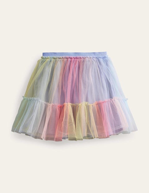 Printed Tiered Tulle Skirt Multi Girls Boden