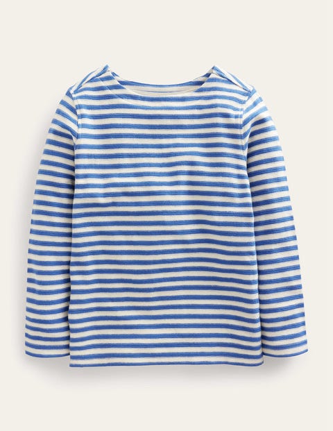 Texture Breton Blue Girls Boden