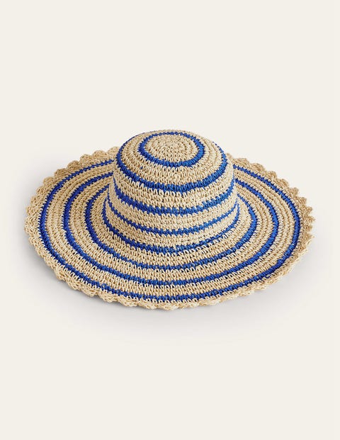 Twisted Straw Hat Ivory Girls Boden