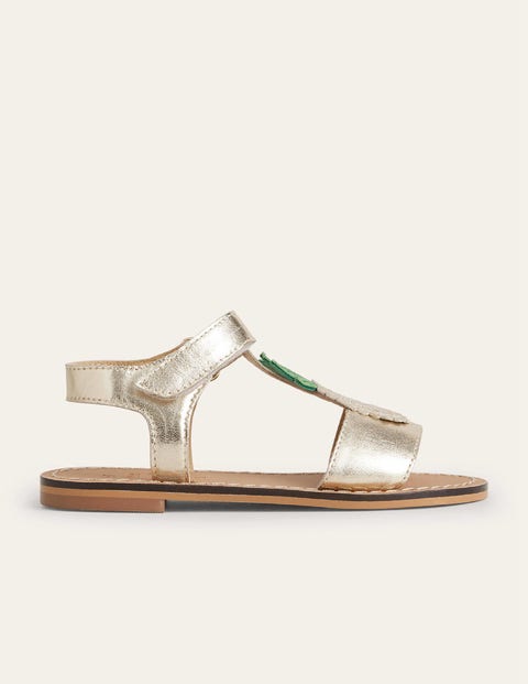 Boden discount gold sandals
