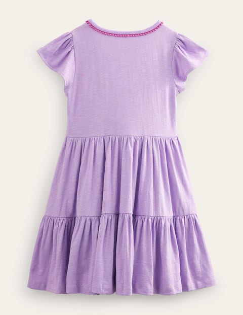 Jersey Twirly Dress - Pretty Lavender | Boden US
