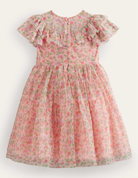 Frilly Tulle Dress - Rambling Rose Floral | Boden US