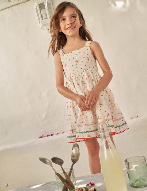 Kleid mit Rückenschleife - Vanille, Eiscreme | Boden AT
