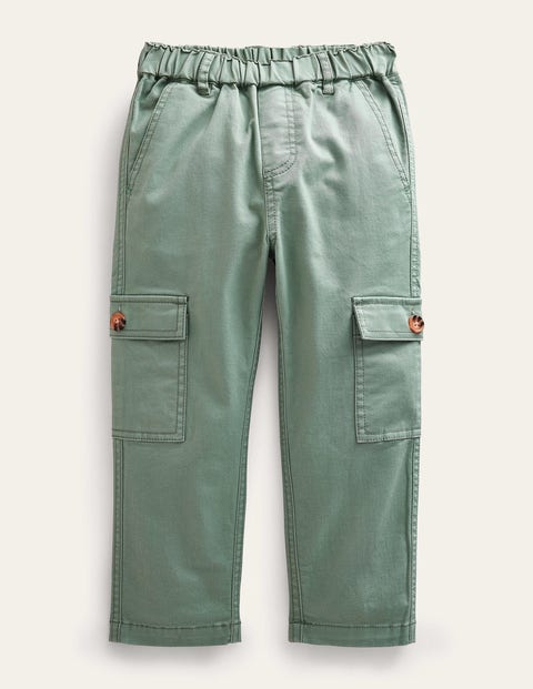 Cropped Cargo Trousers Green Girls Boden