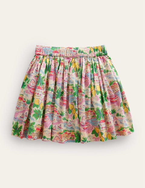 Twirly Skirt - Multi Scene Print | Boden US