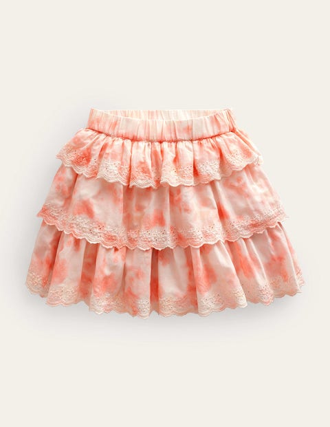 Tie Dye Skirt Pink Girls Boden