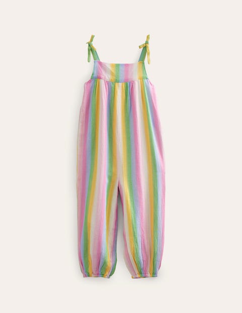 Strappy Woven Jumpsuit Multi Girls Boden