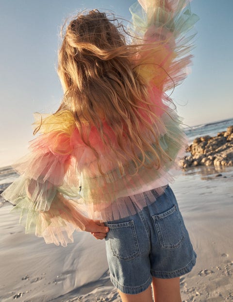 Tulle Jacket - Multi Rainbow