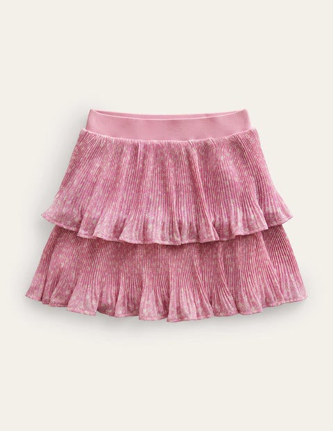 Plisse Mini Skirt Purple Girls Boden