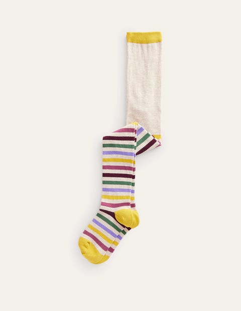 Mini Boden Kids' Patterned Tights Multi Rainbow Girls Boden