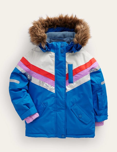 All-weather Waterproof Jacket Egyptian Blue Girls Boden, Egyptian Blue