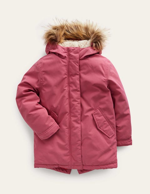 Shop Mini Boden Authentic Parka Blush Pink Girls Boden