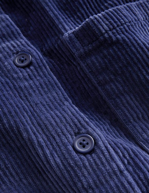 Relaxed Cord Shirt - College Navy | Boden US