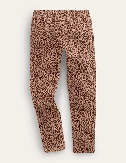 Cord Leggings Leopard Girls Boden