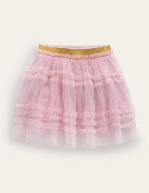 Mini Boden Kids' Tulle Party Skirt French Pink Girls Boden
