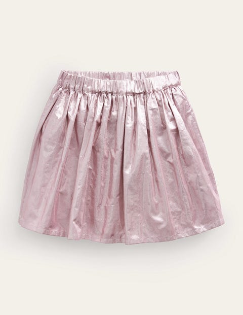 Shop Mini Boden Metallic Party Skirt Almond Pink Girls Boden