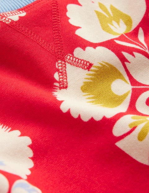 Printed Sweatshirt Dress - Strawberry Tart Woodblock | Boden UK