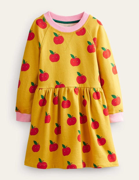 Printed Sweatshirt Dress yellow Girls Boden