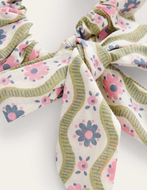Lot De 10 Chouchous Pour Bébé Fille Avec Nœuds Et Fleurs - Élastiques Doux Sans Couture - Tailles Tout-petits