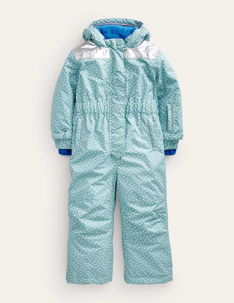 Mini Boden Kids' Ski All In One Assam Tiny Stars Girls Boden